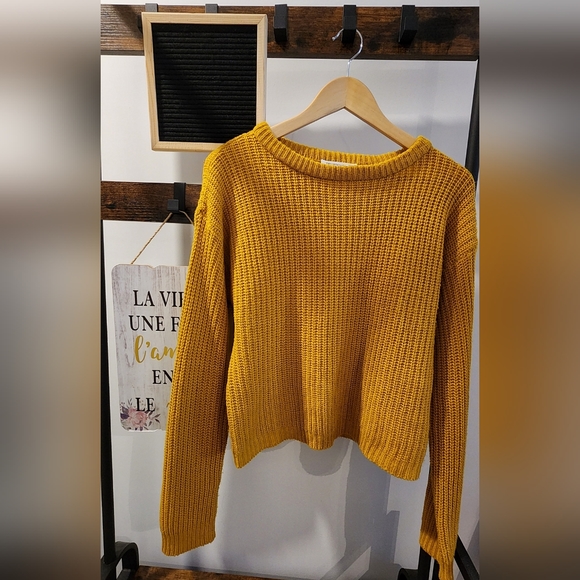 Terranova Yellow Knitted Sweater - Picture 1 of 1